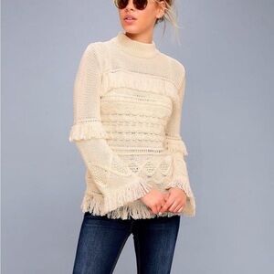 BB Dakota Ivory Knit Sweater